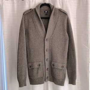 H&M Shawl Collar Wool Blend Sweater - Men’s Size Medium